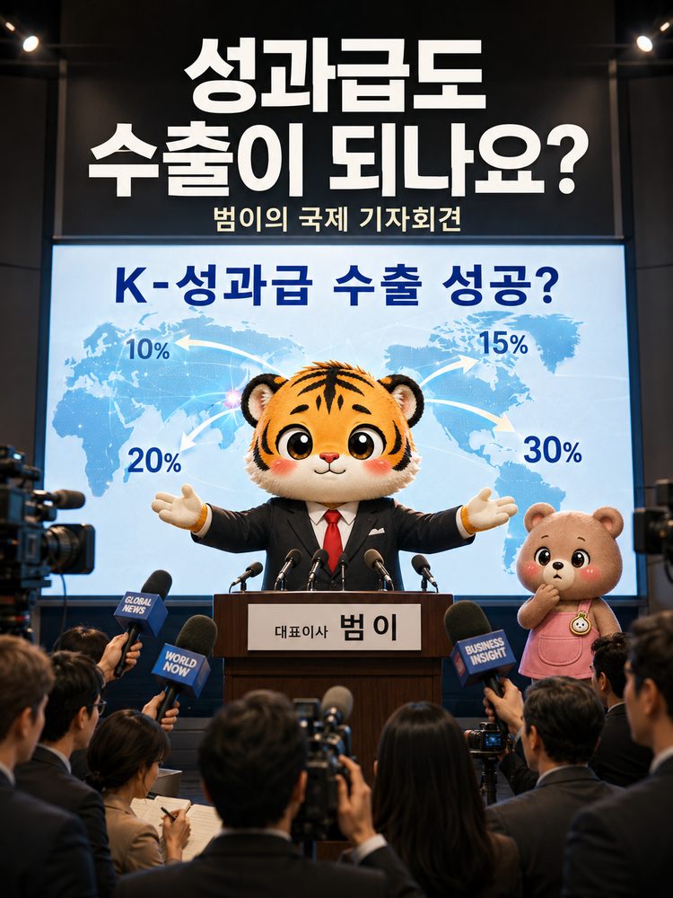 서로 다른 업종과 매출 수익구조를 질문받는 범이