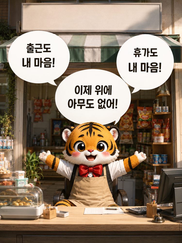 사장 위에는 없지만 사방에 있다고 말하는 웅녀