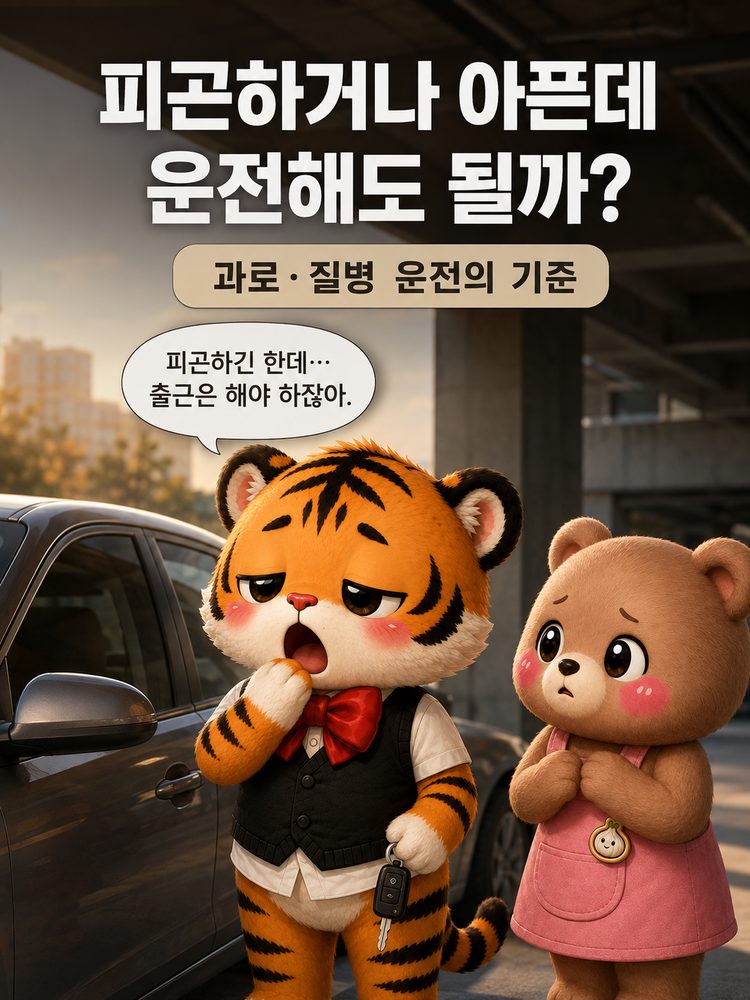 질병 이름보다 현재 운전 가능한 상태인지가 중요하다는 설명 이미지