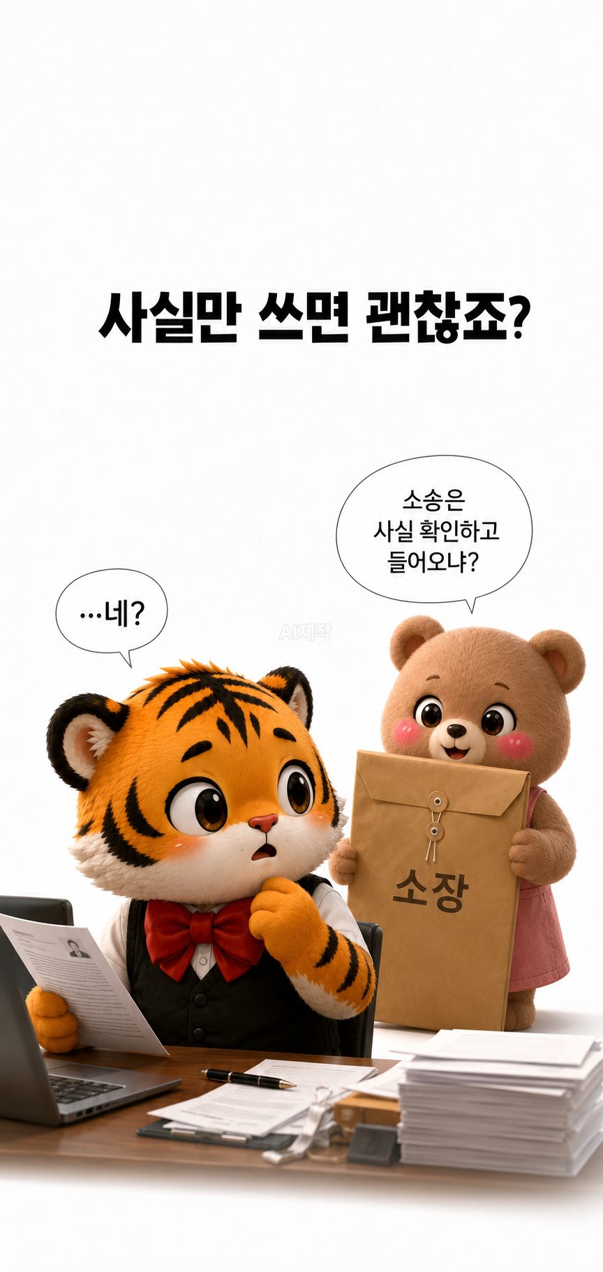 스마트폰을 통해 거짓말이 빠르게 퍼지고 피해가 생기는 장면