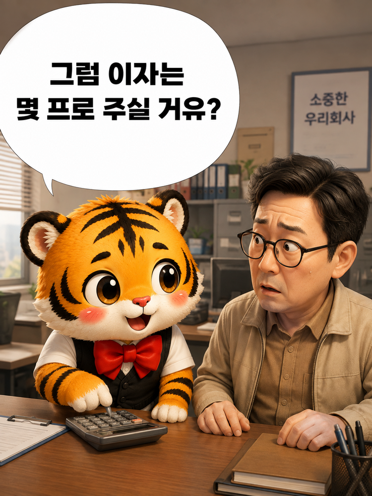 밀린 월급이 자동연장됐다고 말하는 범이