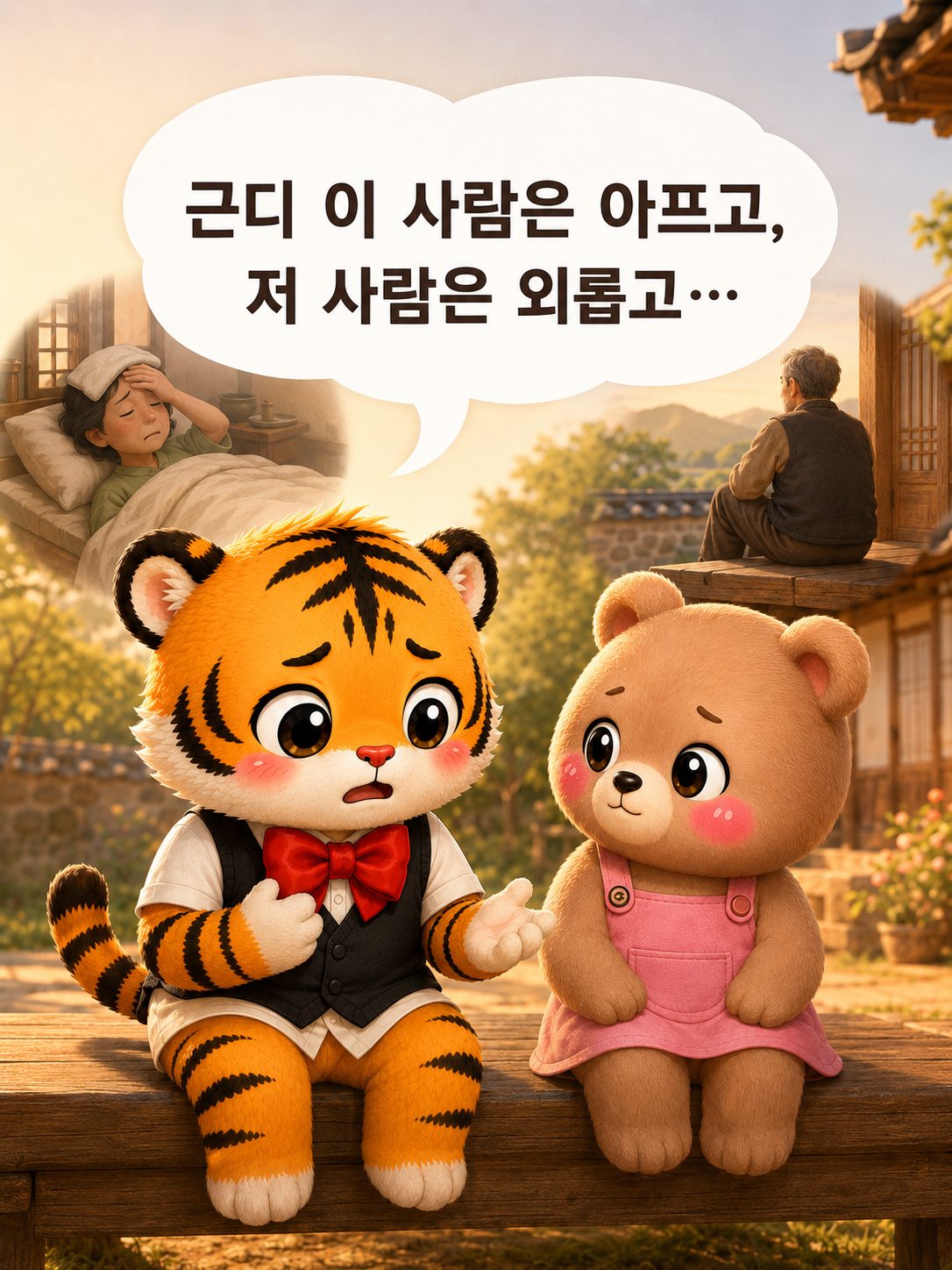 아픈 사람과 외로운 사람