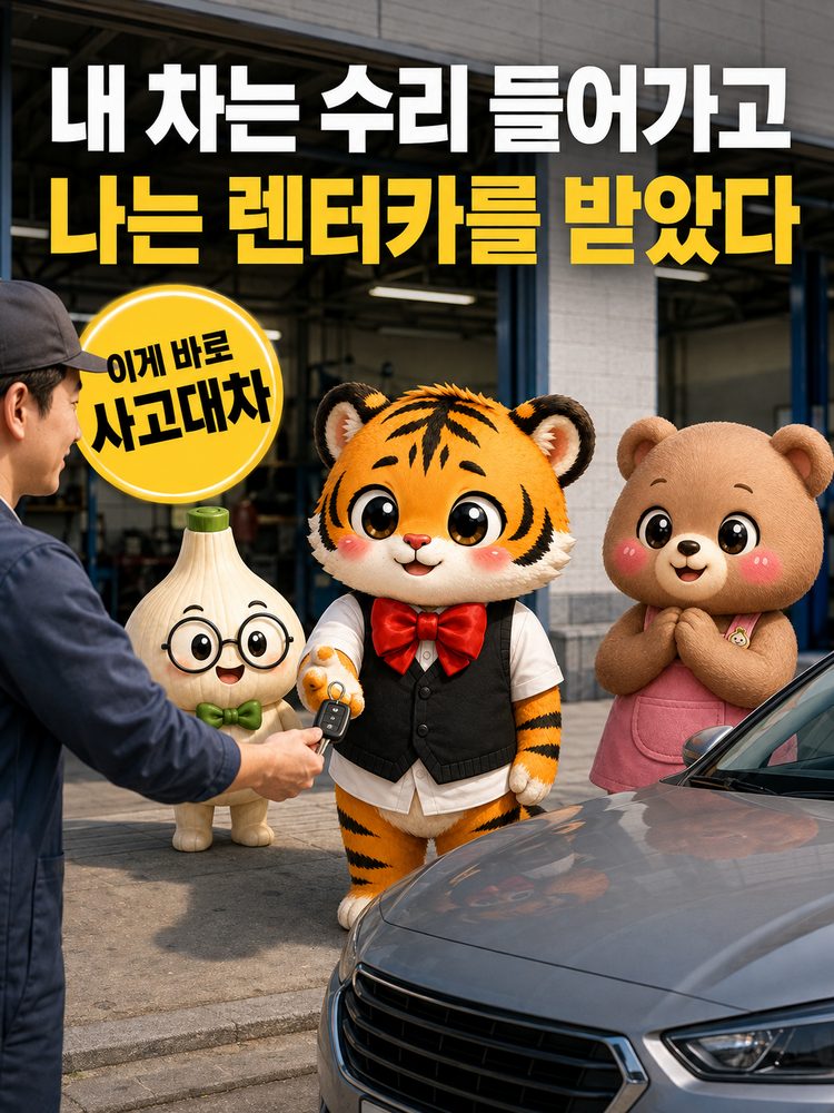 사고대차와 미수선수리비에서 기억할 것 두 가지