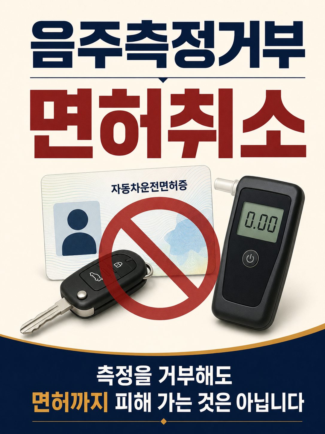 밤길에서 범이가 음주측정을 피하면 유리할지 고민하는 모습