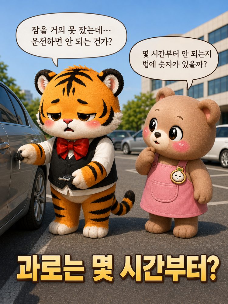 도로교통법 제45조의 정상적으로 운전하지 못할 우려가 있는 상태를 설명하는 이미지