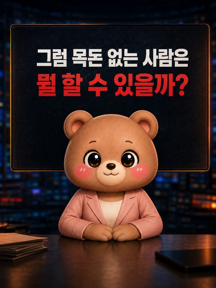 목돈 없는 사람은 무엇을 할 수 있을까