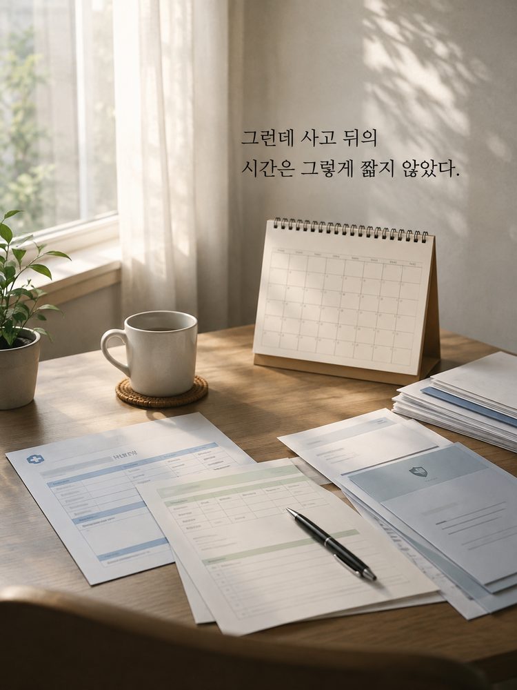 치료와 보상 문제로 이어지는 사고 이후의 시간