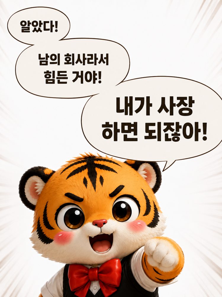가게에 월세와 전기료가 도착하는 장면