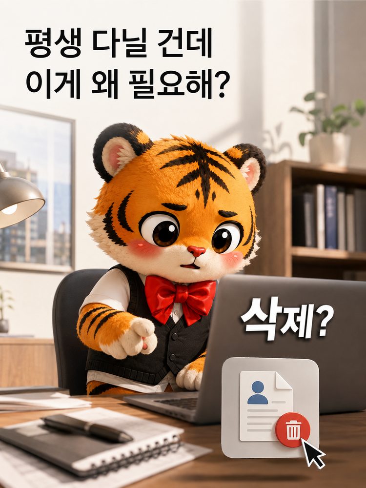 안정적인 직장이 최고라고 생각하는 범이