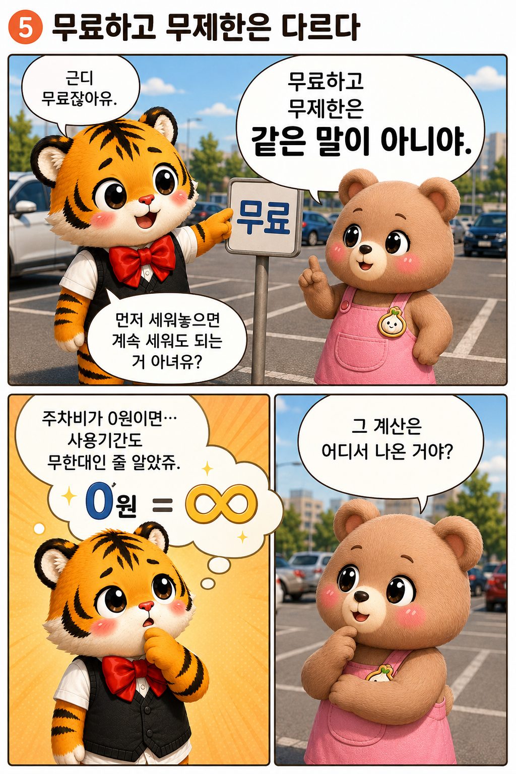 2026년 8월 28일부터 무료 공공주차장 장기주차 제한 규정이 시행됨을 설명하는 이미지