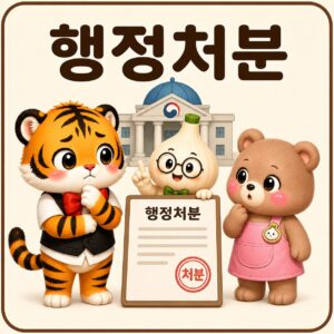 행정처분이란? 구청에서 온 영업정지 통지서는 단순한 안내문일까