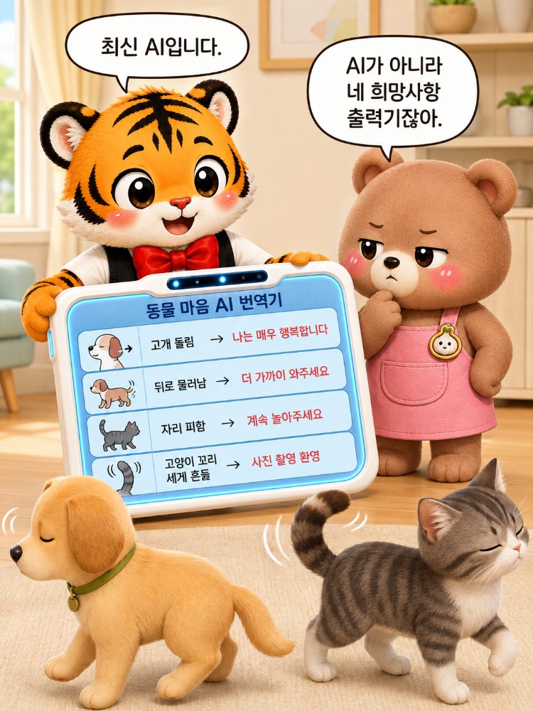 엉뚱한 동물 마음 번역기