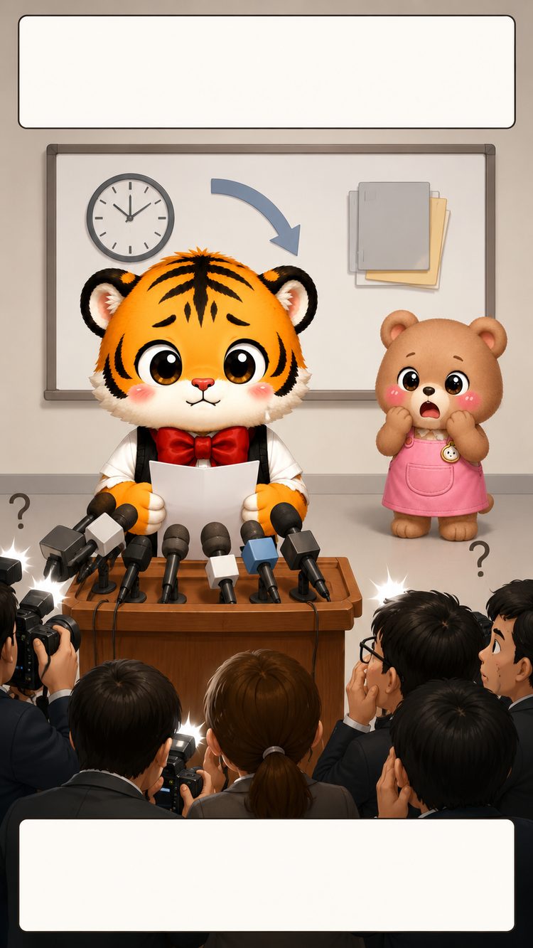 초동수사 절약위원회 취임 기자회견
