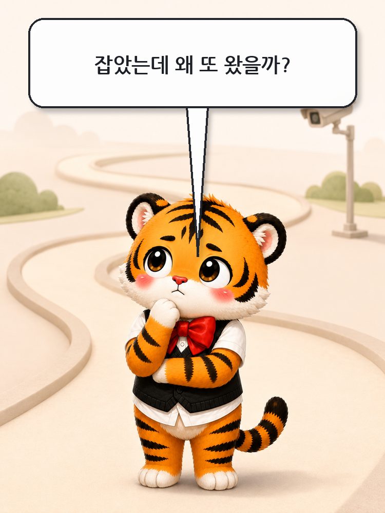 반복되는 범행의 이유를 고민하는 범이